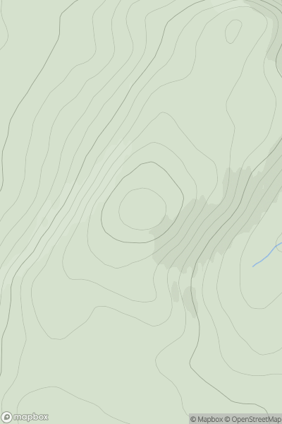 Thumbnail image for Cnoc na Gamhna [Altnaharra to Dornoch] [NC779036] showing contour plot for surrounding peak
